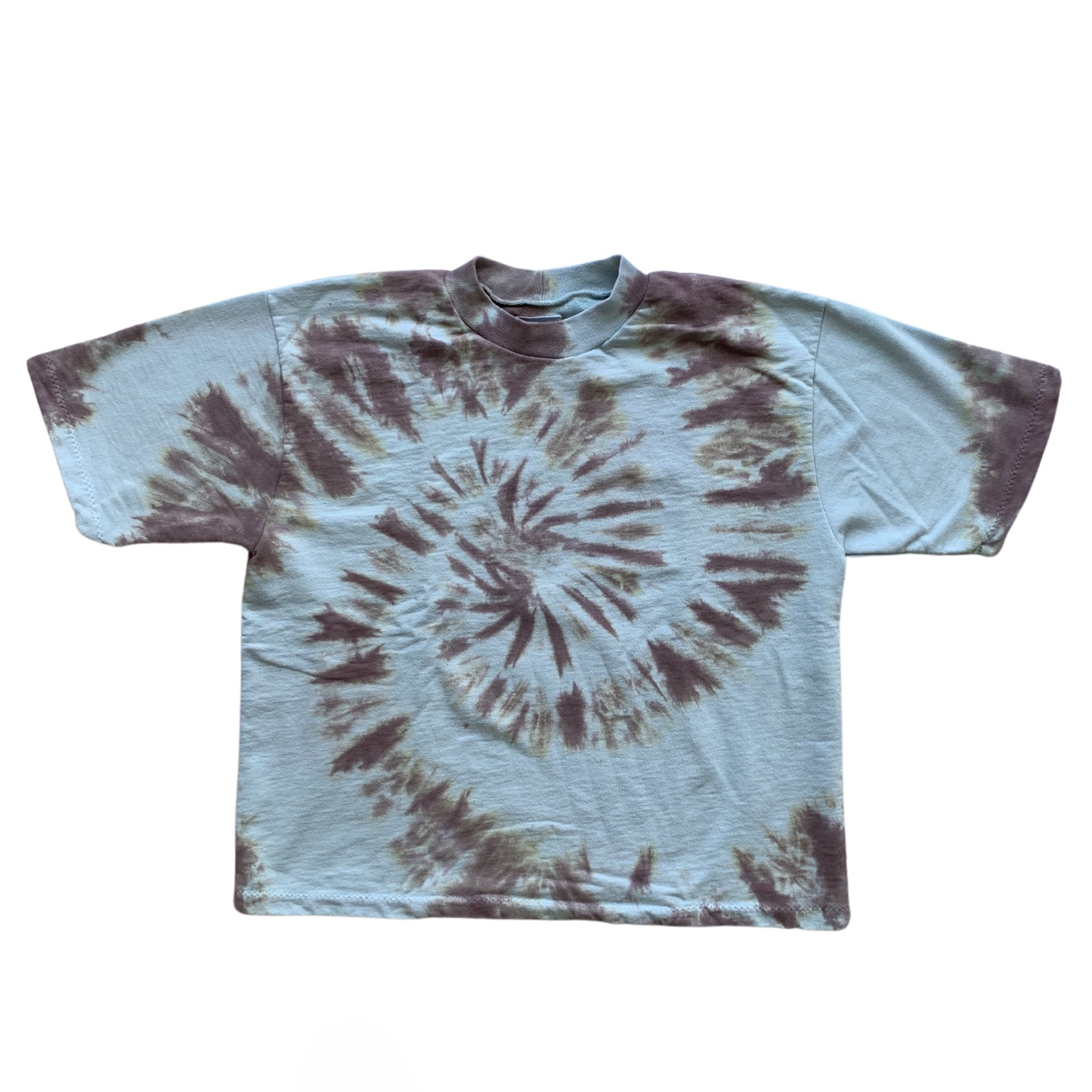 french terry heavy tee - organic usa cotton - tie dyed - M SHORT