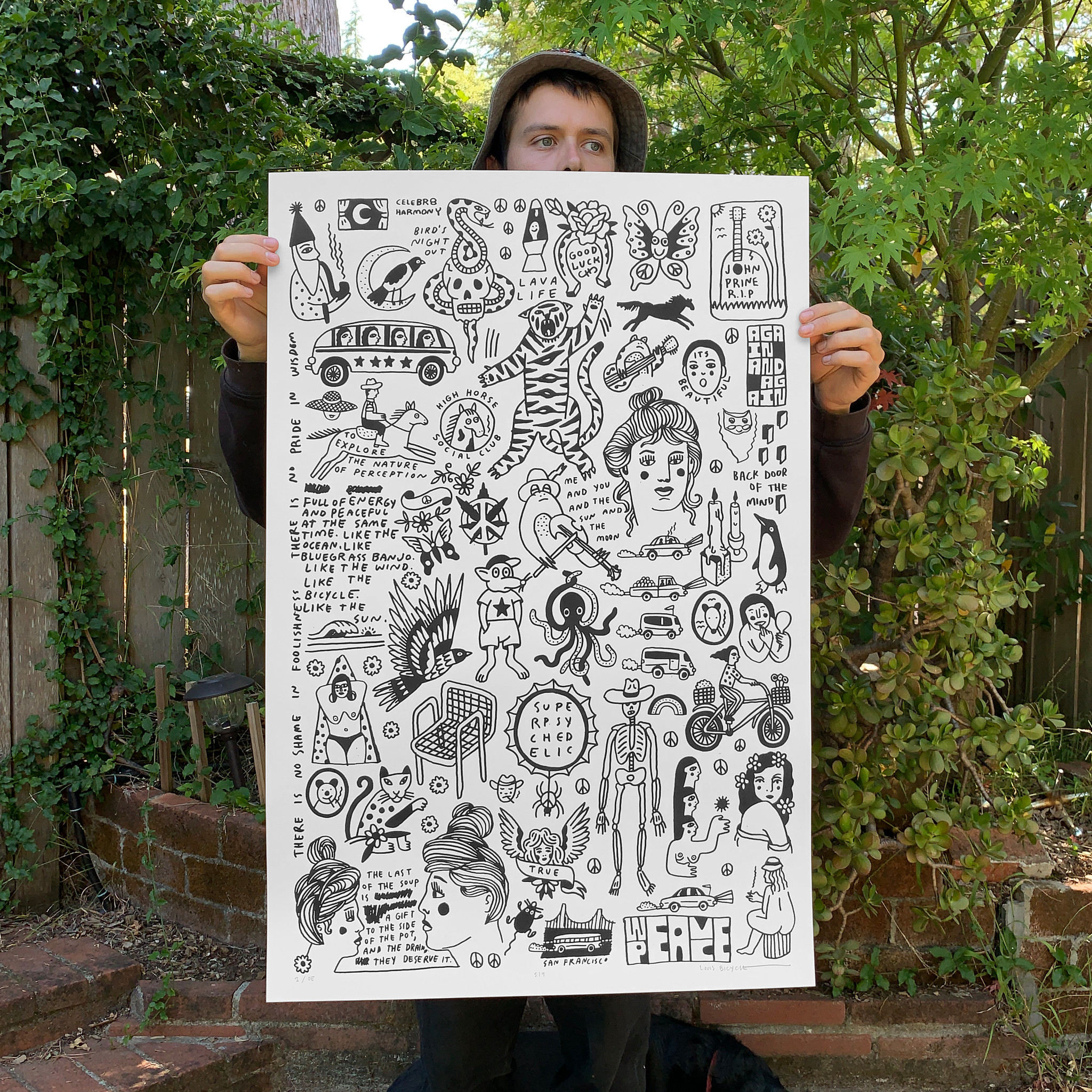 Screen Printed Poster / 24in x 36in / S19