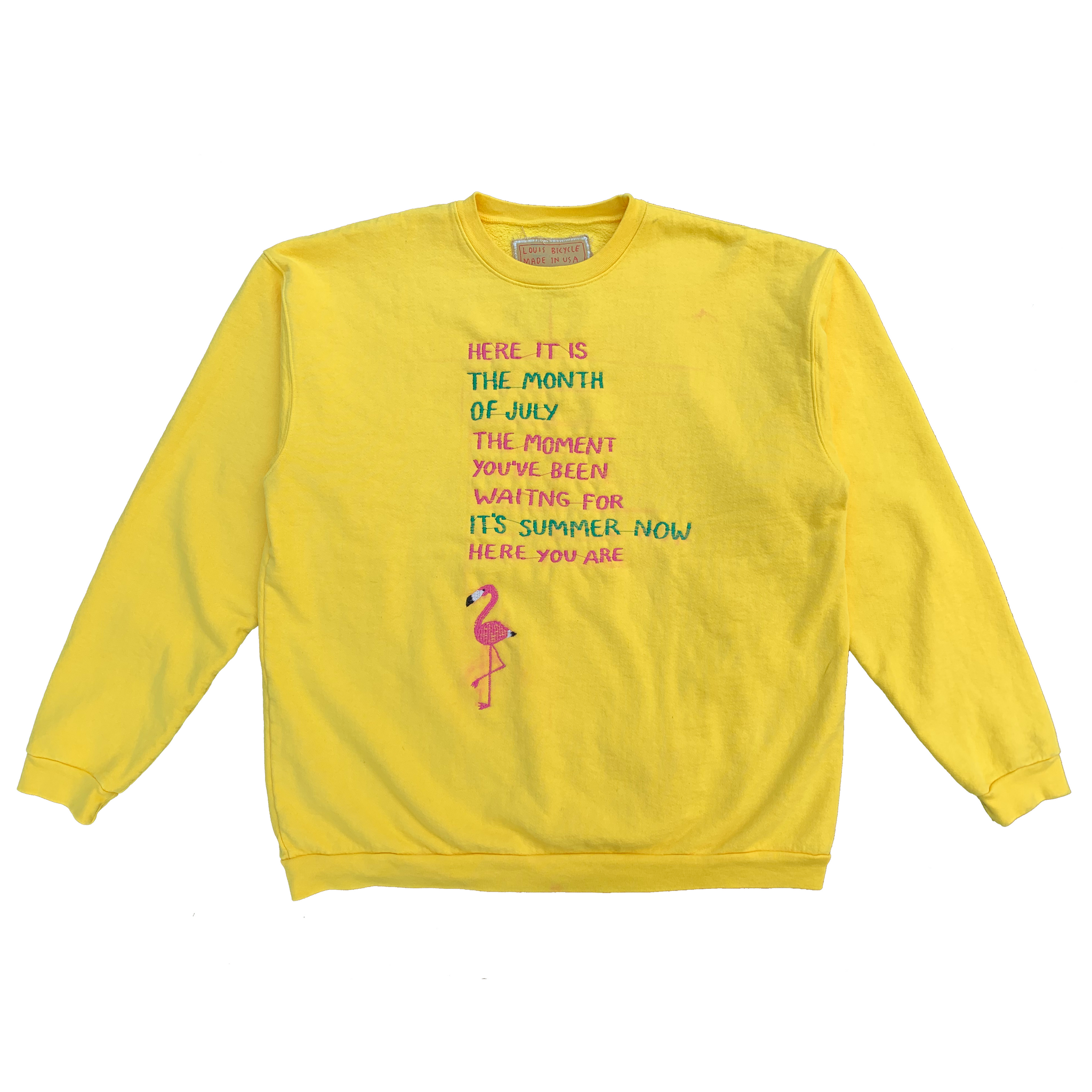 Embroidered Crew Neck - 2XL