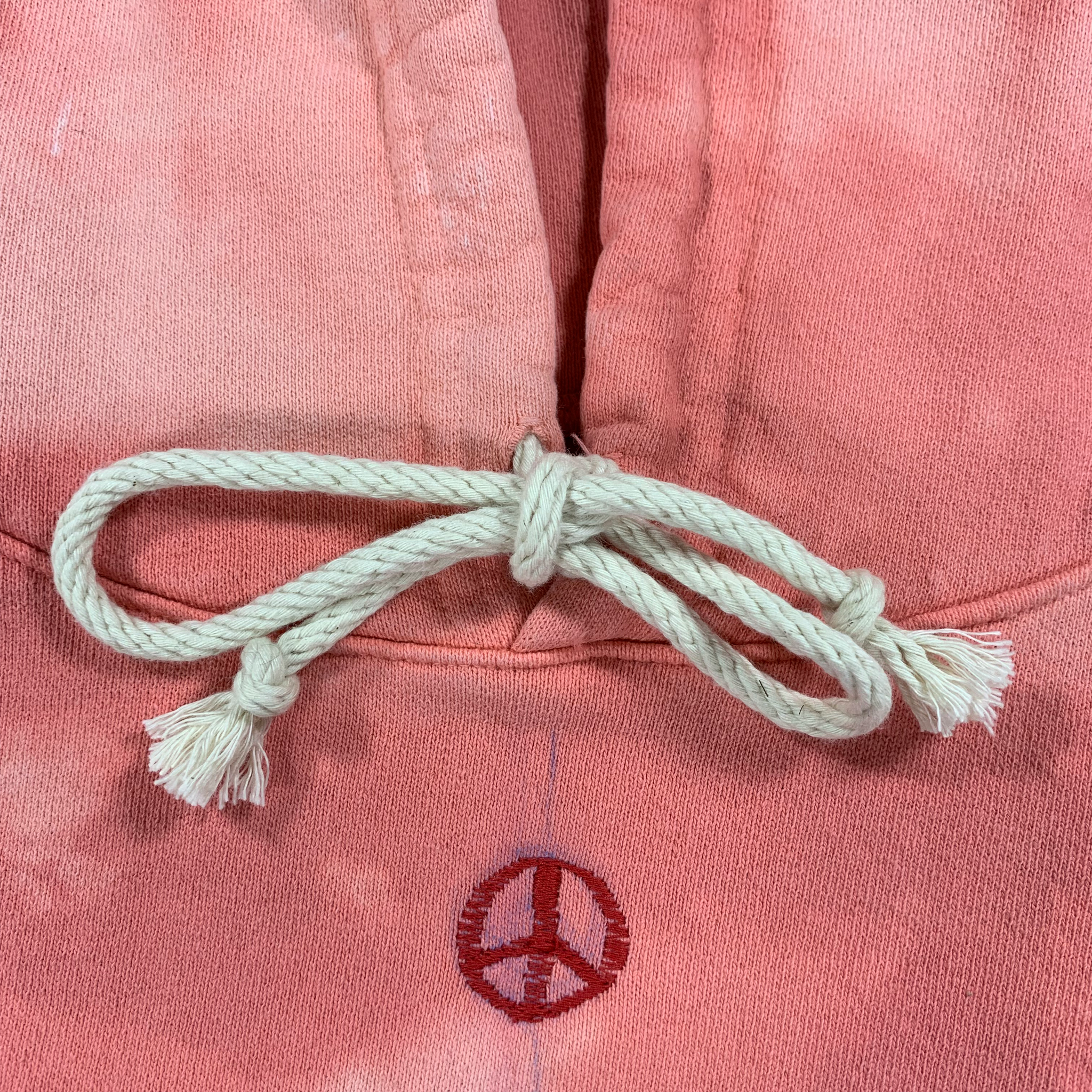 Embroidered and Dyed Hoodie - Small