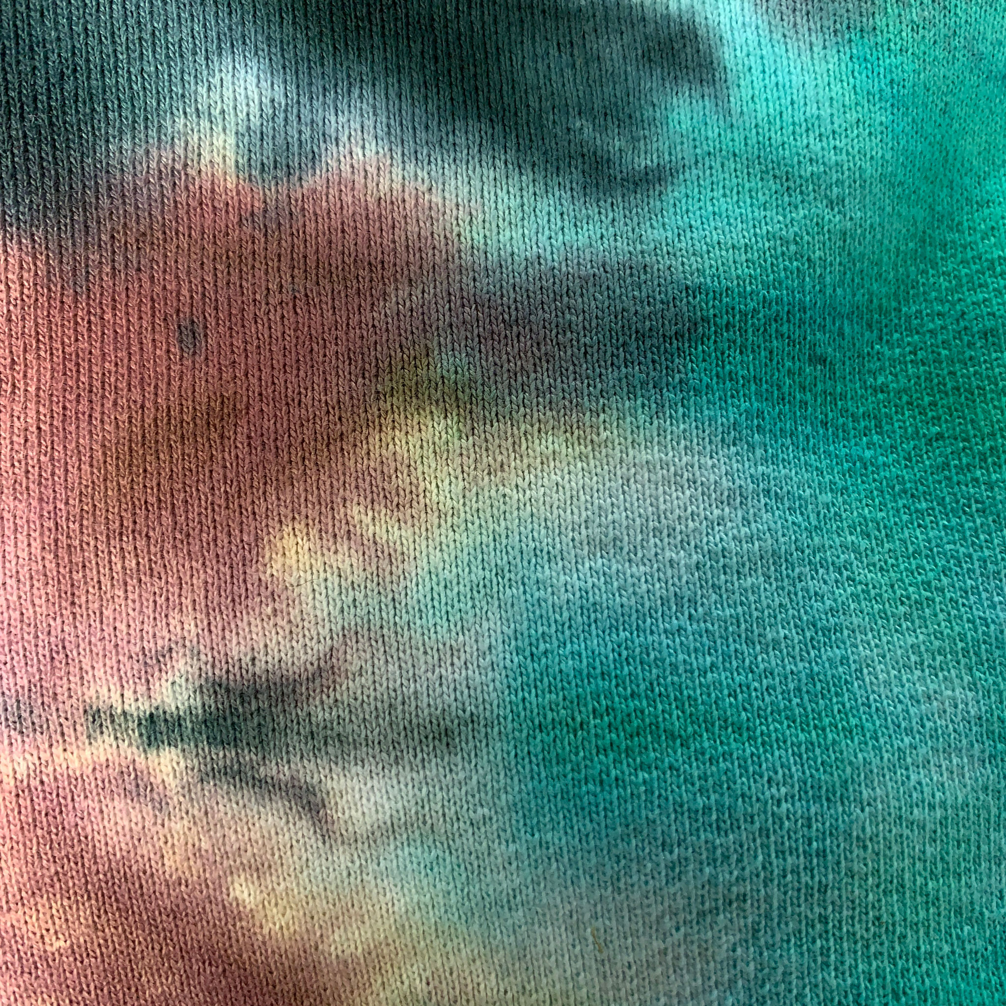 Hand Dyed and Embroidered Hoodie - Medium