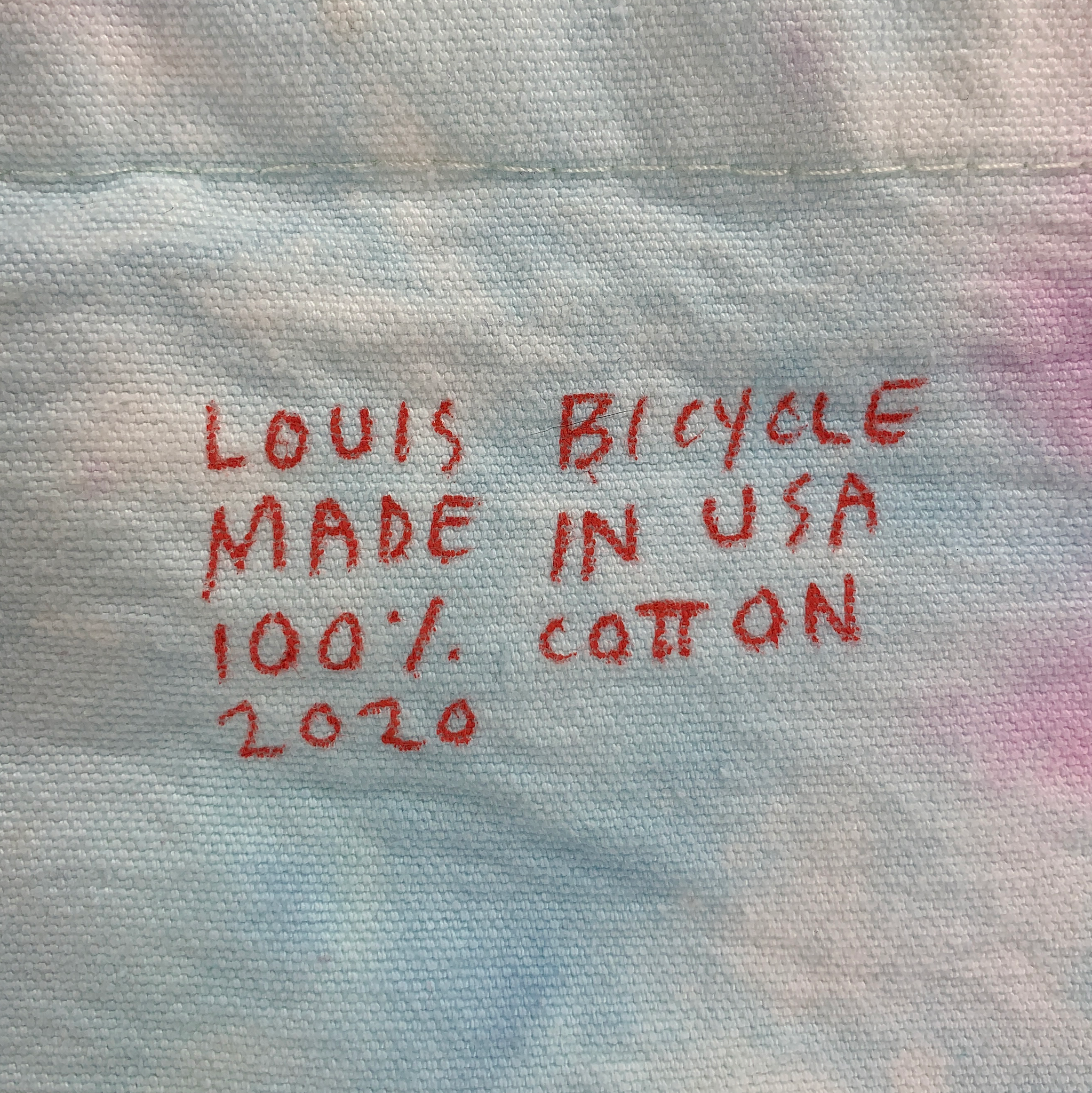 Big Embroidered and Dyed Bag