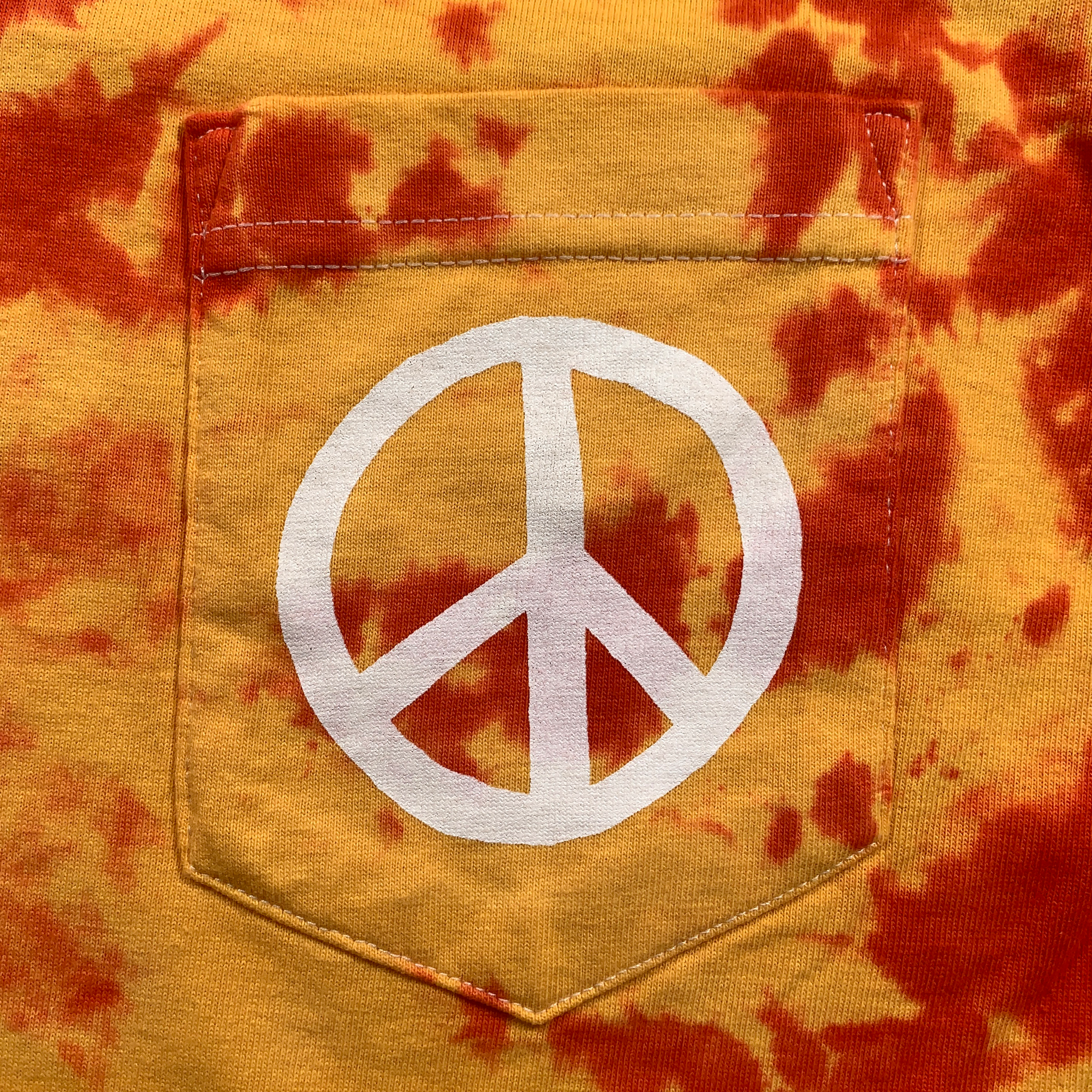 Hand dyed and screen printed long sleeve pocket tee - <strike>S</strike> <strike>M</strike> <strike>L</strike> <strike>XL</strike> <strike>2XL</strike>