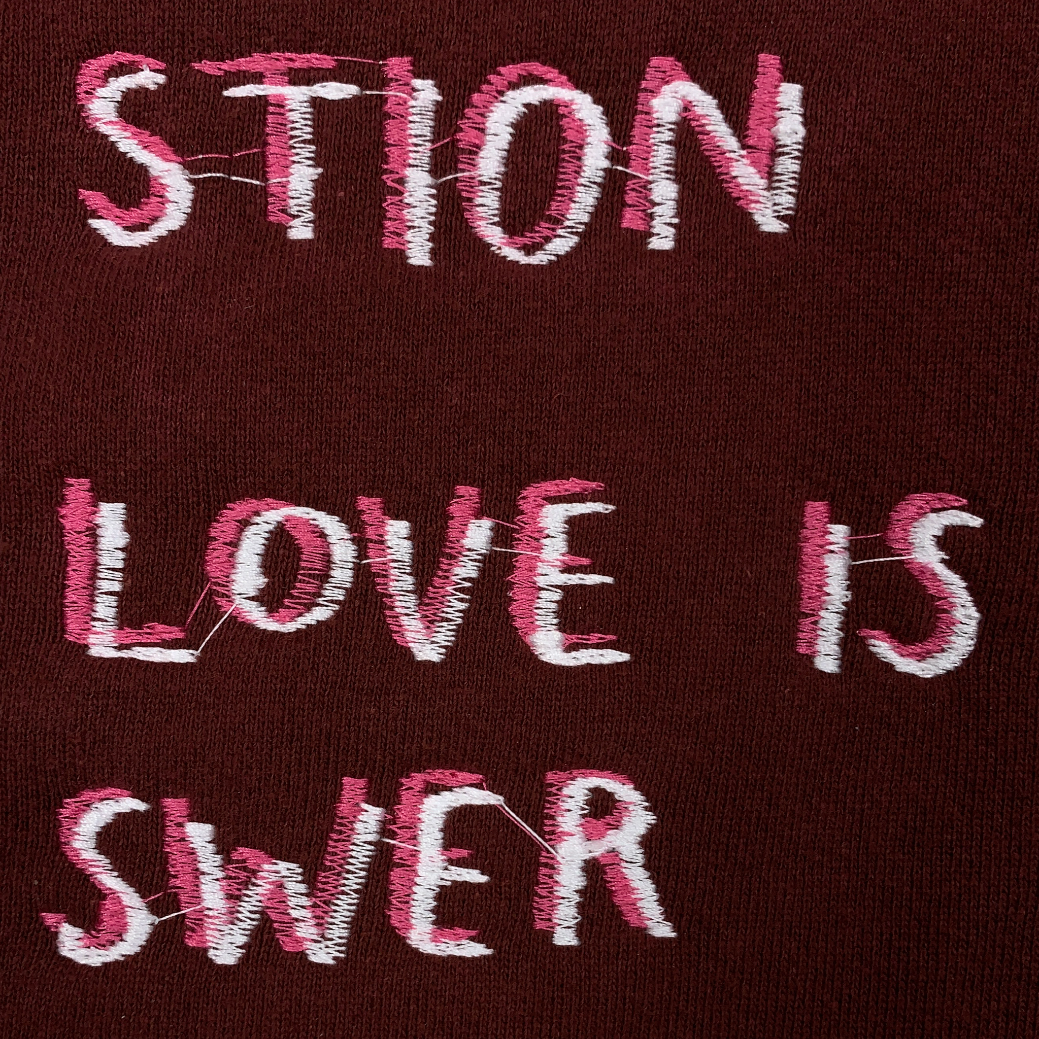 Embroidered Love Hoodie PRESALE - S - M - L - XL - 2X