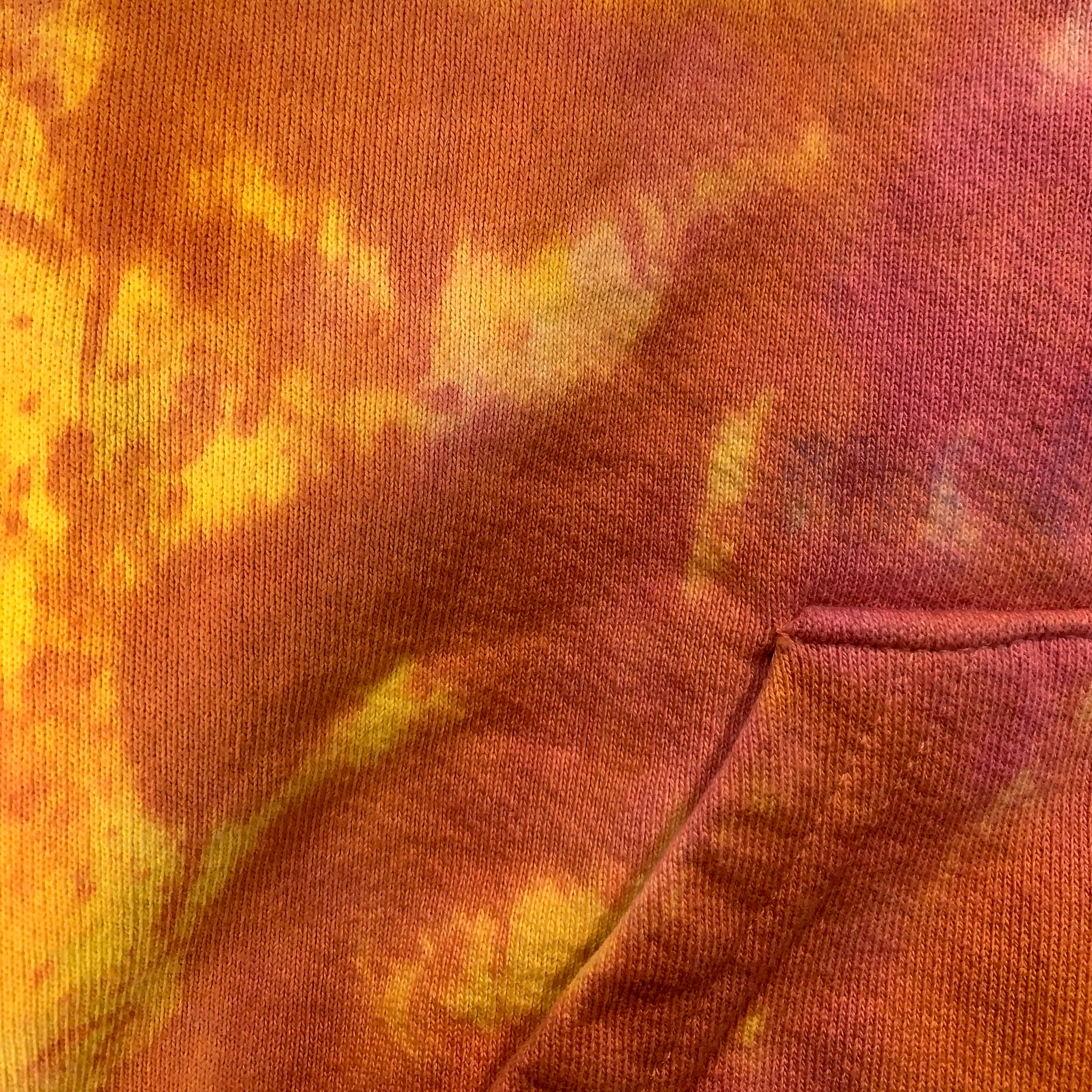 Embroidered and Dyed Hoodie - XS