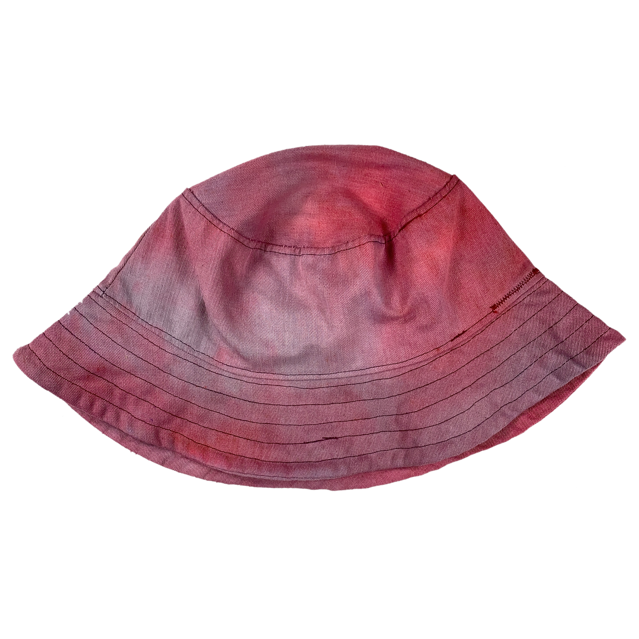 Hand Made and Dyed Bucket Hat - XL/25"