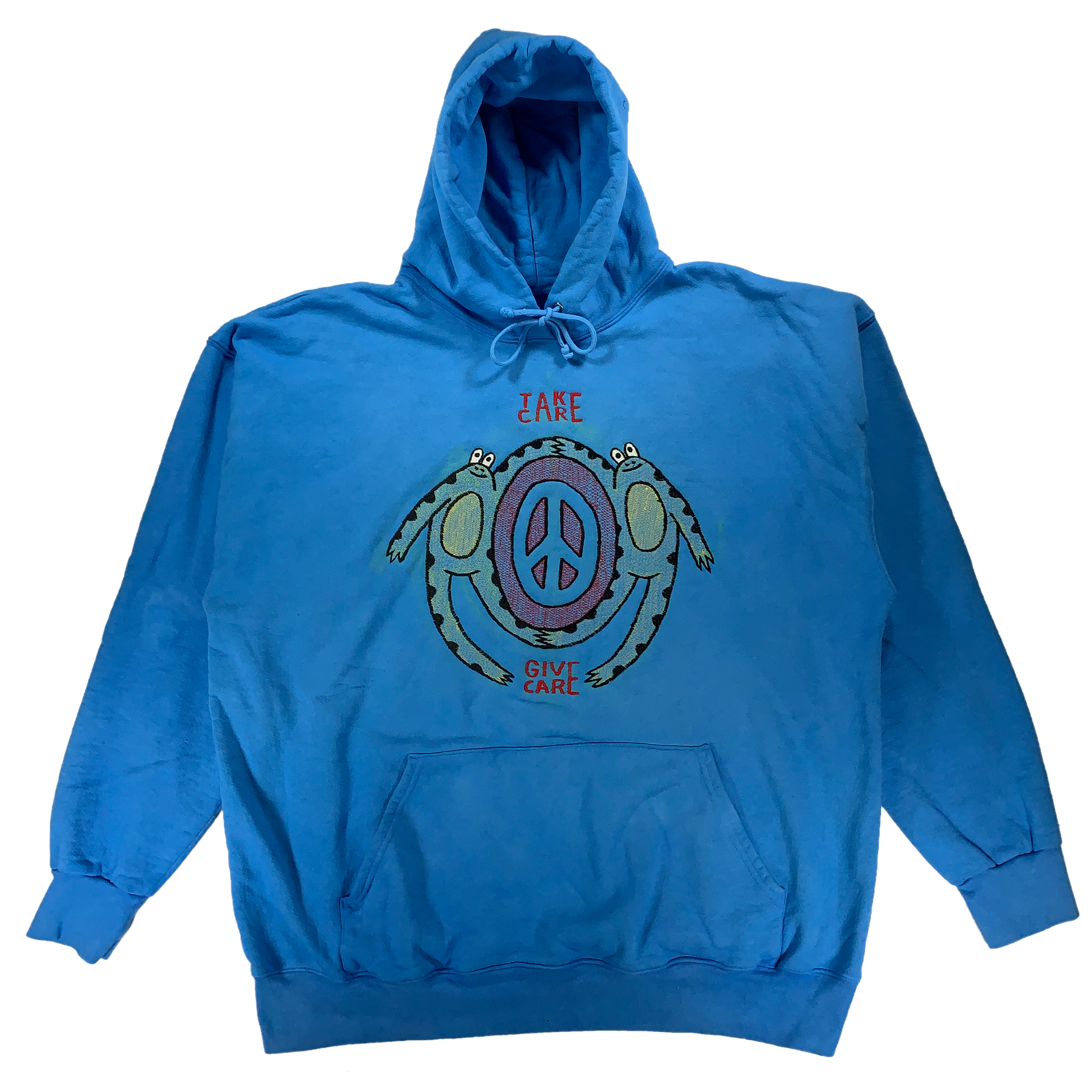 Embroidered and Dyed Hoodie - 3XL