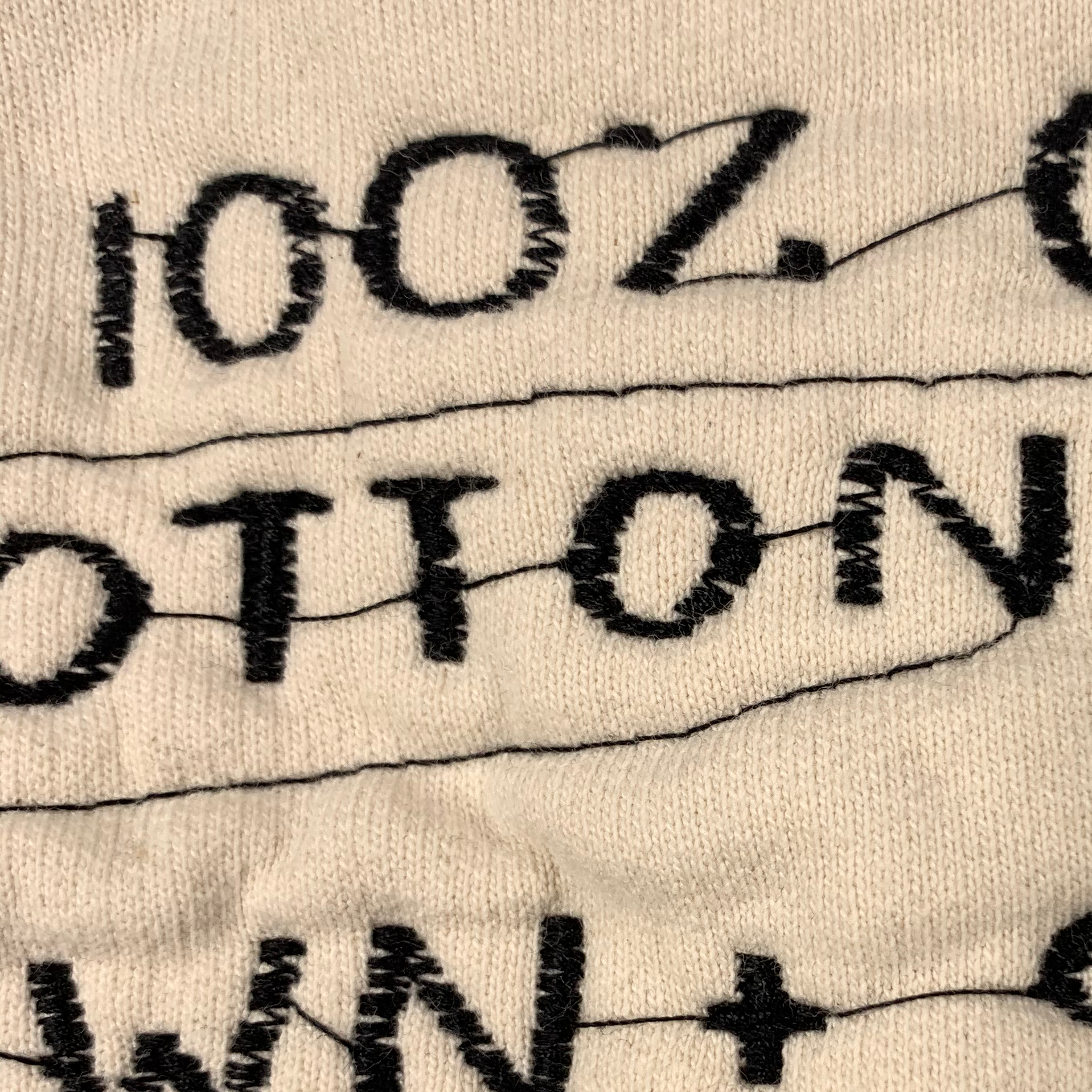 Home sewn organic cotton heavy hoodie - M