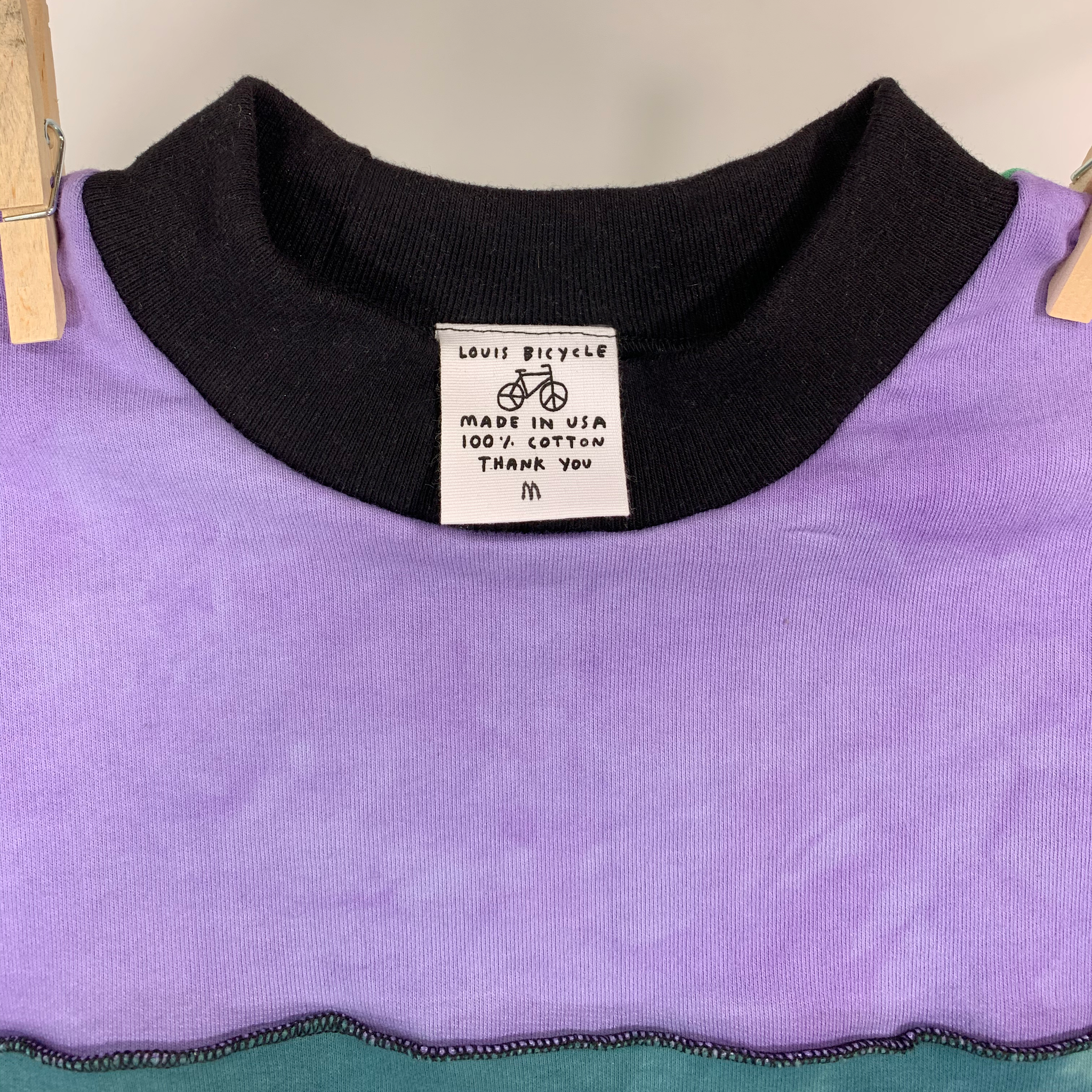 Organic cotton sweatshirt tee - M