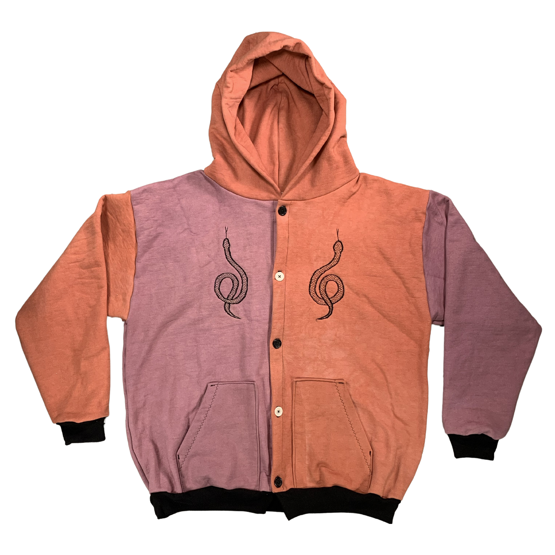 organic cotton heavy hoodie - XL