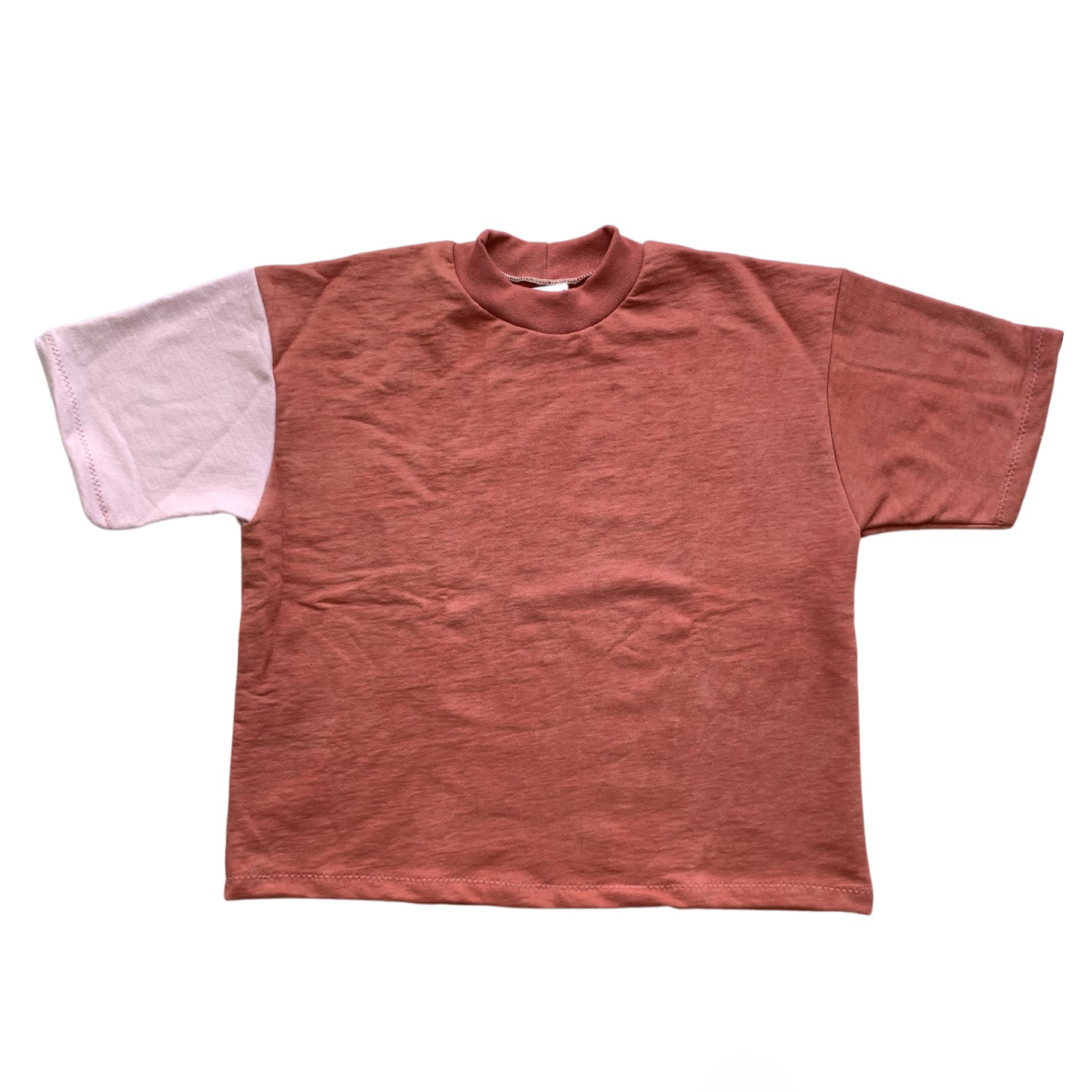 french terry heavy tee - organic usa cotton - L SHORT
