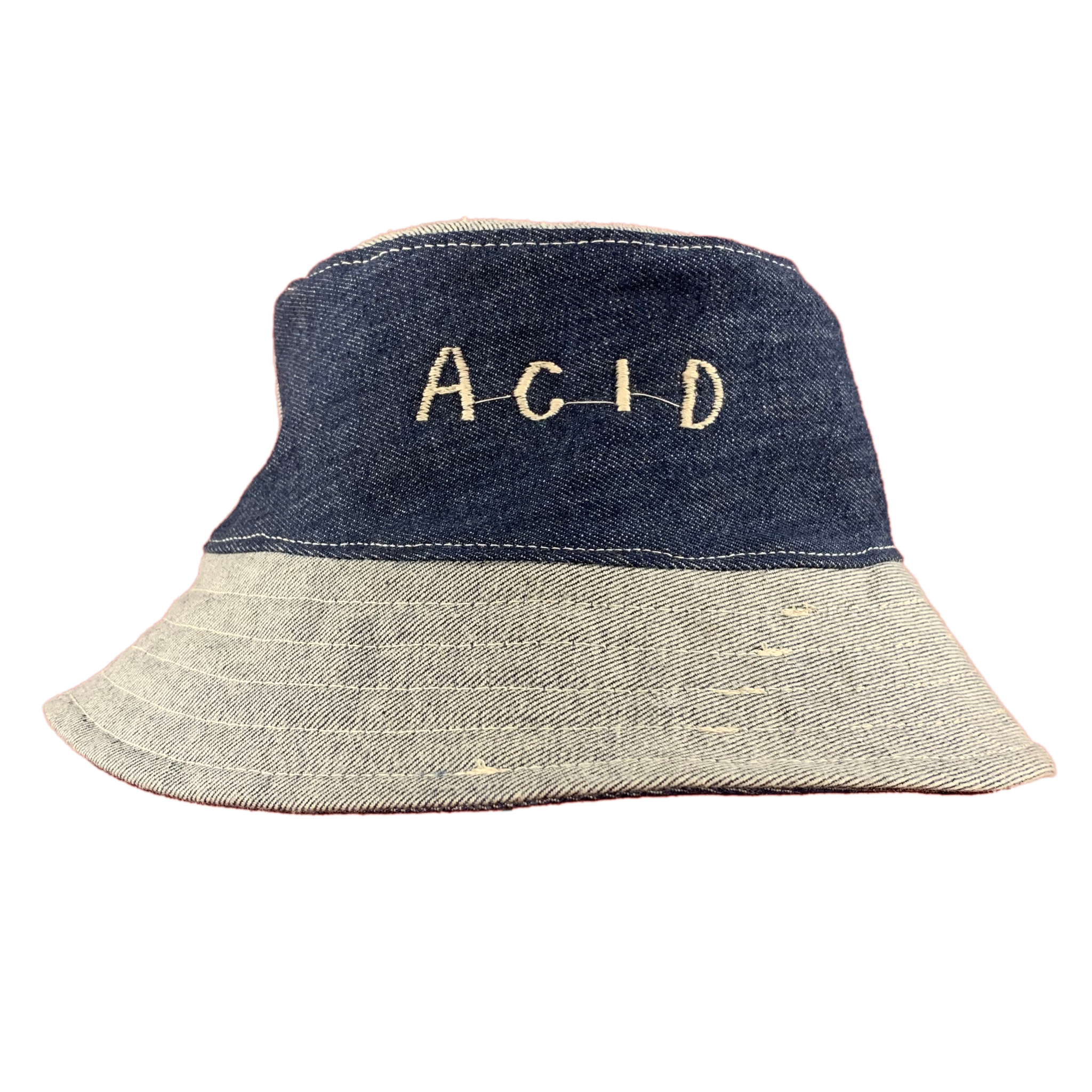 Hand Made Embroidered Bucket Hat - Small